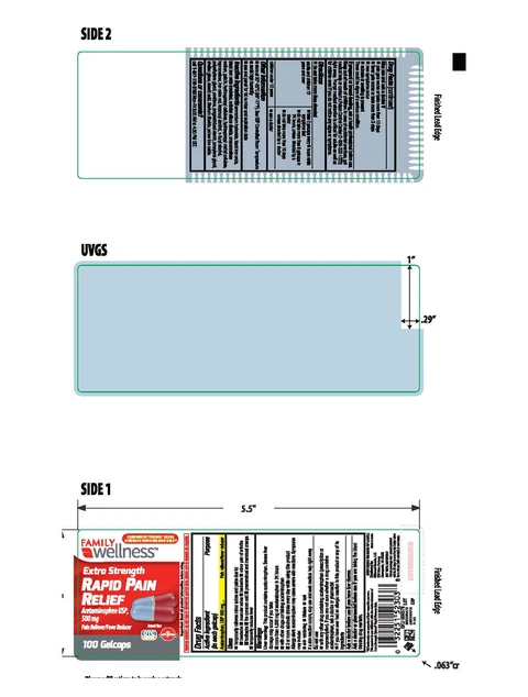 Acetaminophen 포장
