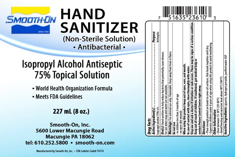 Hand Sanitizer packaging