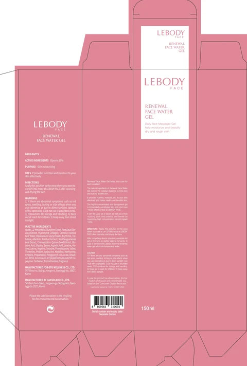 LEBODY FACE RENEWAL packaging