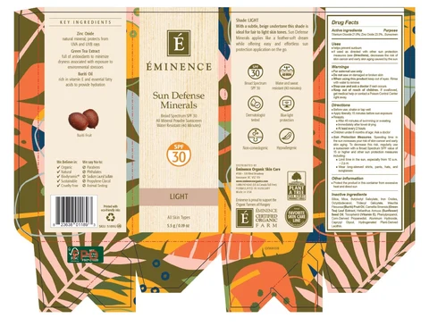 Sun Defense Minerals (Light) 포장
