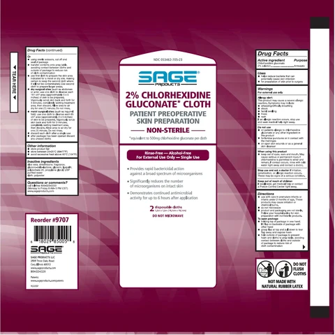 9707 CLOTH LABEL