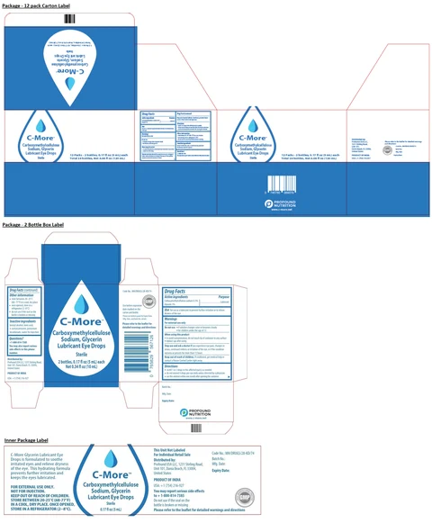 C-More Lubricant Eye Drops packaging
