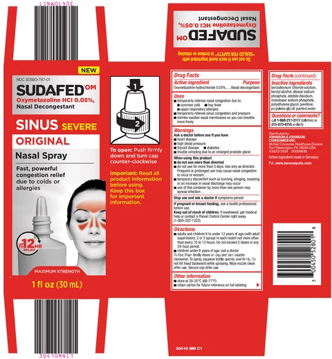 SUDAFED OM Sinus Severe Original 포장