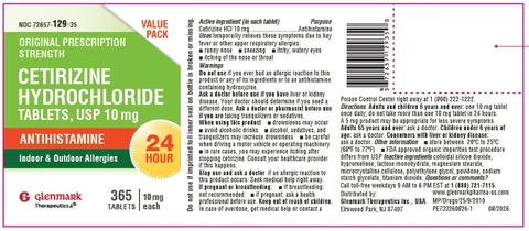 Cetirizine HCl 포장