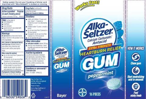 Alka-Seltzer Heartburn ReliefPeppermint 포장