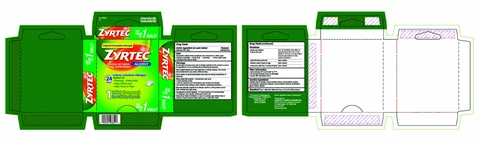 Zyrtec Allergy 포장