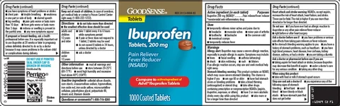 good sense ibuprofen packaging