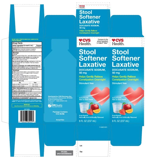 CVS Stool SoftenerFruit Punch 포장