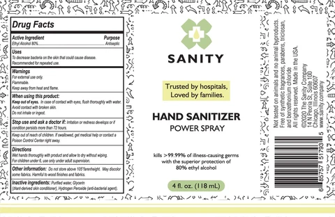 Hand Sanitizer packaging