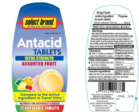 antacid packaging