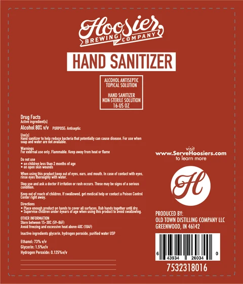 Hoosier Sanitizer 포장