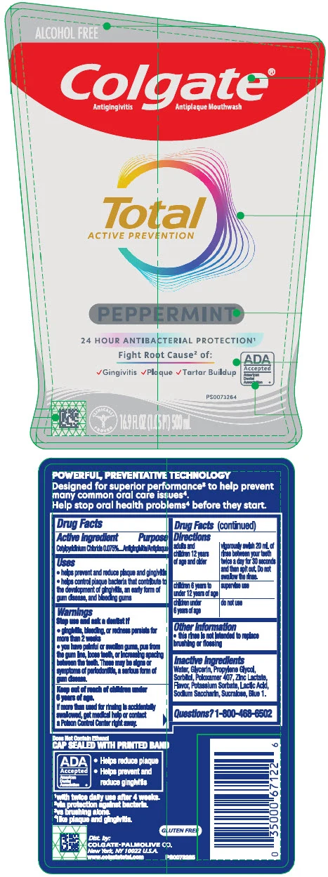 Colgate Total Active Prevention Peppermint 포장