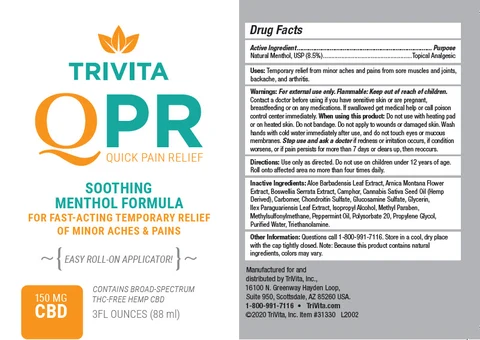 TRIVITA QPR 포장