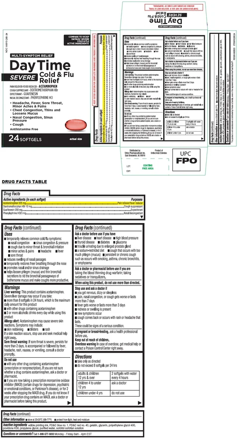 DG Health DayTime SEVERE Cold and Flu 포장