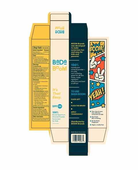 BADABOOM SUNSCREEN 포장