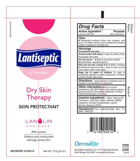 Lantiseptic by Dermarite Dry Skin Therapy packaging