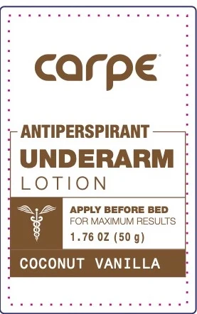 Carpe Antiperspirant Coconut Vanilla 포장