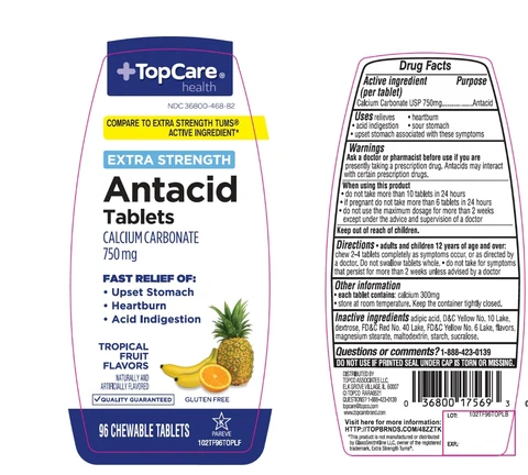 TopCare Antacid Calcium packaging