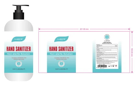 LUOYS HAND SANITIZER packaging