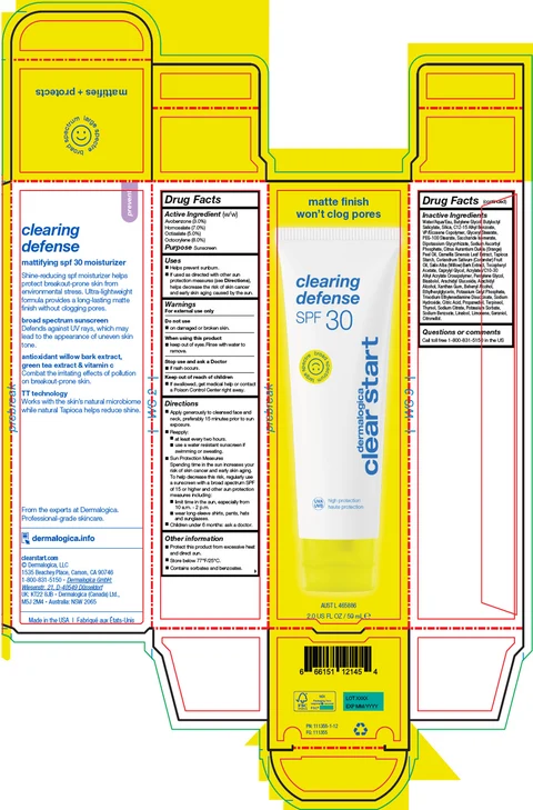 CLEARING DEFENSE SPF30 packaging