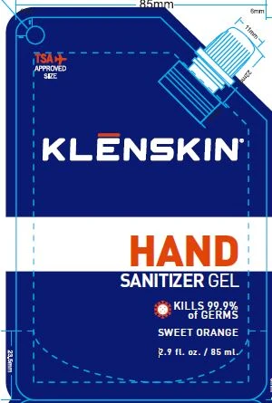 01b LBL_Sanitizer_KLENSKIN_3oz