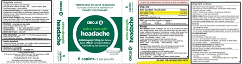 Headache, Circle K packaging