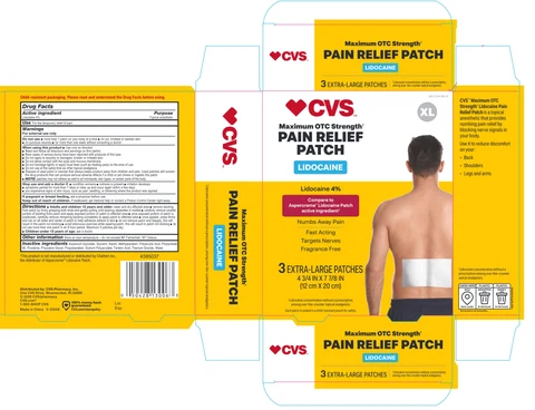CVS Pain Relief Lidocaine XL 포장