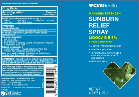 Burn ReliefCVS packaging