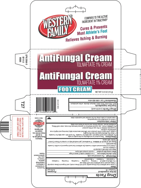 Western Family Antifungal packaging