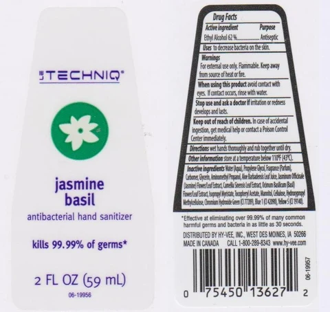 LE TECHNIQHAND SANITIZER JASMINE BASIL packaging