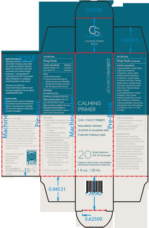 Calming Primer SPF 20 포장