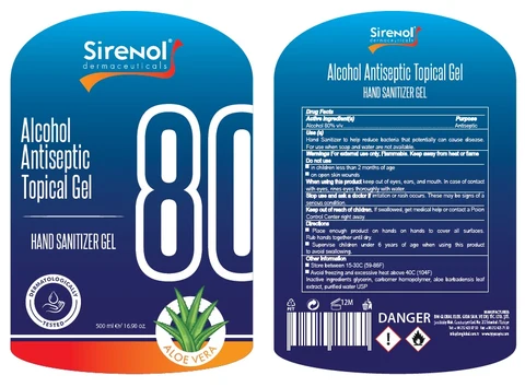Sirenol Antiseptic Topical 포장