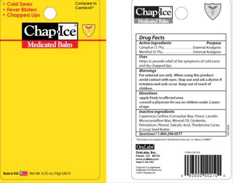 ChapIce Medicated Balm 포장
