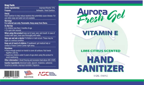 Aurora Fresh Gel 포장