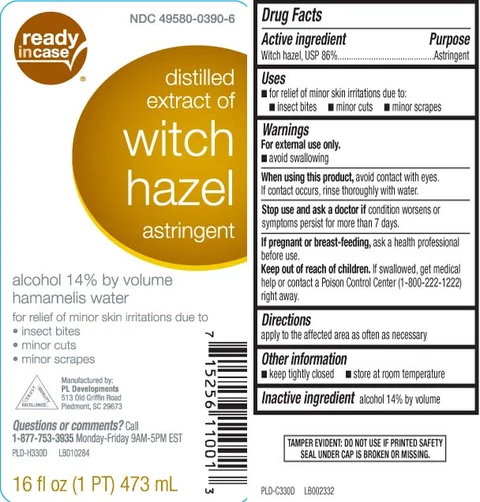 Witch HazelReadyInCase packaging