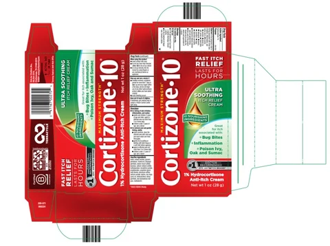 Cortizone 10 Ultra Soothing Itch Relief 포장