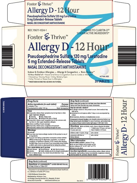 foster and thrive allergy D 12 hour packaging