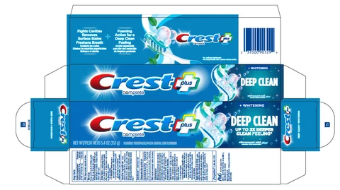 Crest complete plusWhitening Deep Clean 포장