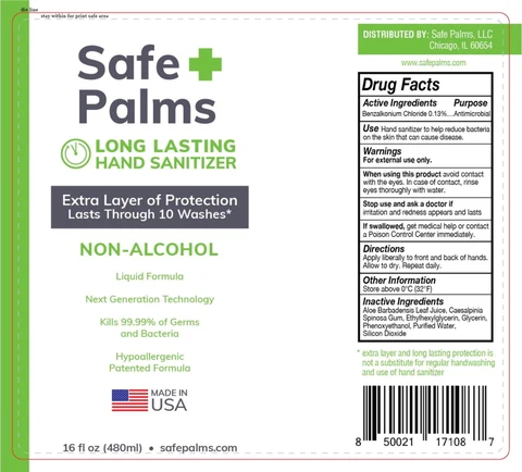 Long Lasting Hand Sanitizer packaging