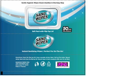 SANI WIPES INSTANT SANITIZING WIPES 포장