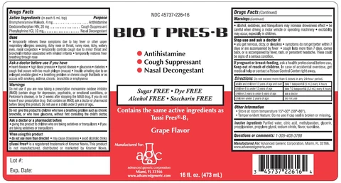 Bio T Pres-B 포장