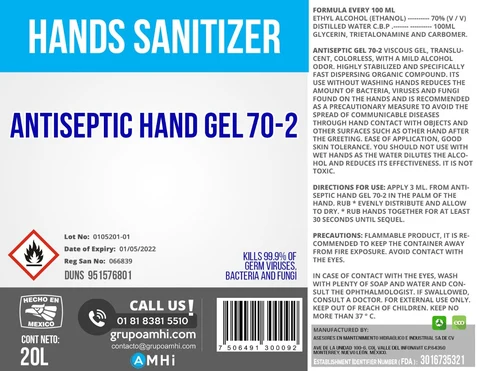 Hand Sanitizer 포장