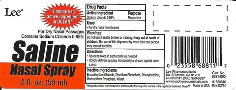 Saline Nasal2oz 포장