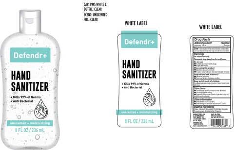 Defender Hand Sanitizer 포장