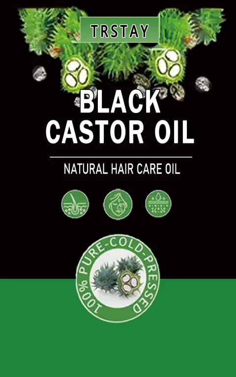Black Castor Oil Natural Hair Care Oil 포장