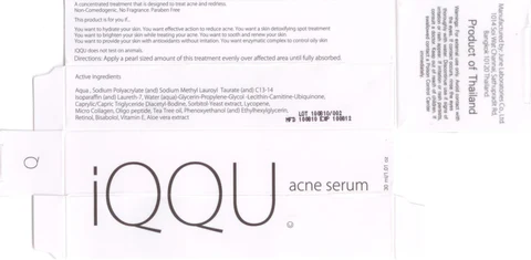 IQQU Acne Serum packaging