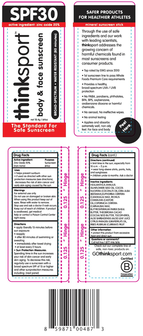 ThinksportSunscreen SPF 30 packaging