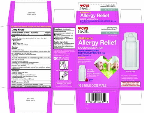 CVS Health Childrens Allergy Relief packaging
