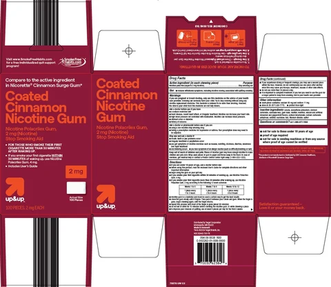 up and up coated cinnamon nicotine 포장
