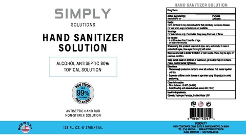 HAND SANITIZER 포장